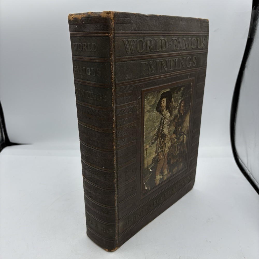 World Famous Paintings Edited by Rockwell Kent Hardcover 1939